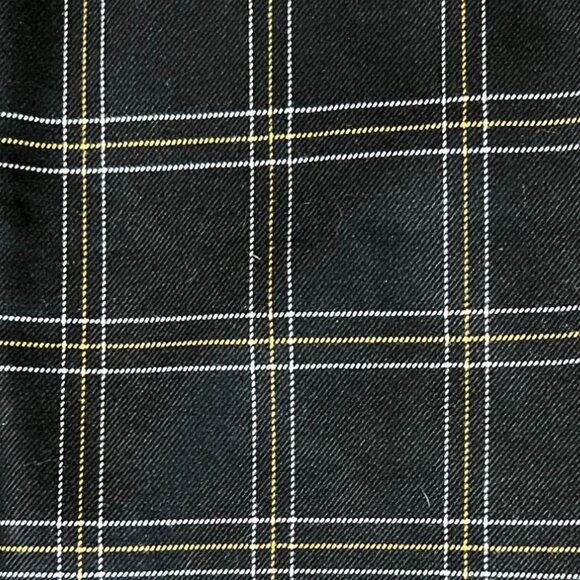 White House Black Market Black/White/Yellow Plaid The Slim Ankle Pants, Size 00 - Picture 6 of 12